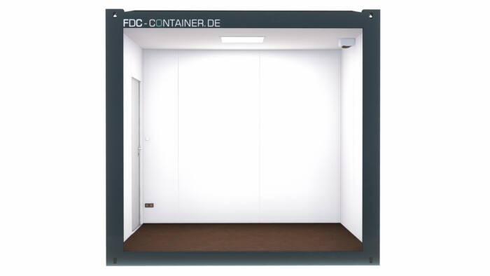 Isolierter Lagercontainer 3.05m x 2.44m, Tür 900mm x 2050mm – Bild 2