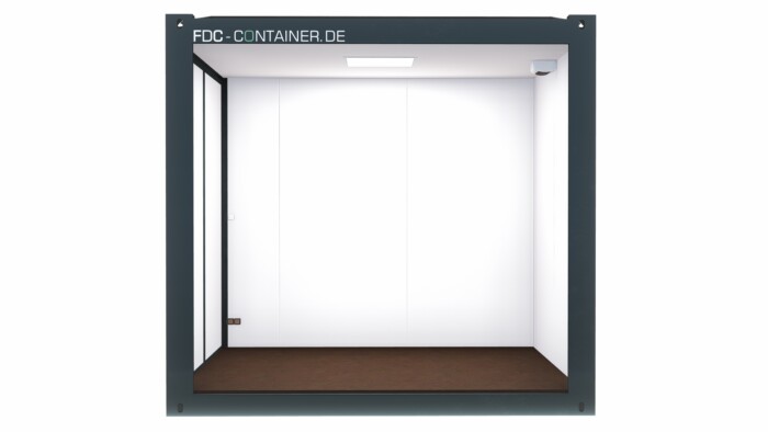 Isolierter Lagercontainer 3.05m x 2.44m, Tür 2120mm x 2500mm – Bild 2