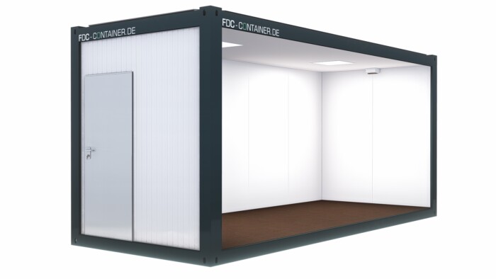 Isolierter Lagercontainer 6.05m x 2.44m, Tür 900mm x 2050mm – Bild 3