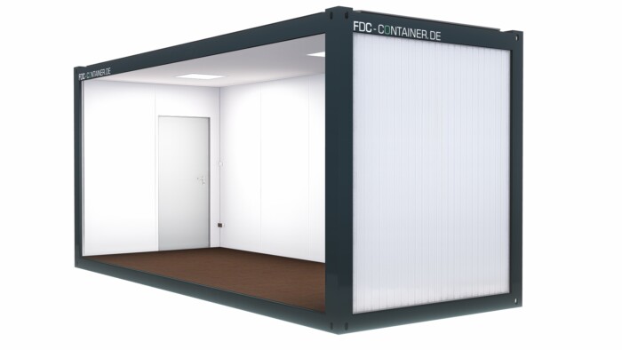 Isolierter Lagercontainer 6.05m x 2.44m, Tür 900mm x 2050mm – Bild 4