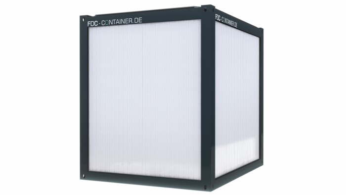 Isolierter Lagercontainer 3.05m x 2.44m, Tür 900mm x 2050mm – Bild 5