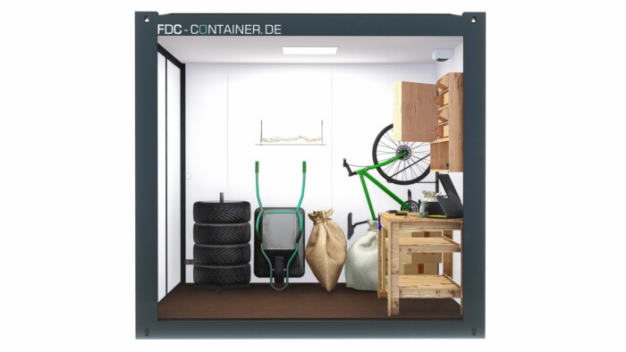 Isolierter Lagercontainer 3.05m x 2.44m, Tür 2120mm x 2500mm – Bild 6
