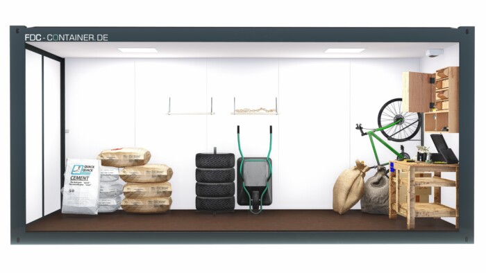 Isolierter Lagercontainer – 6.05m x 3.00m mit Tür 2120mm x 2500mm – Bild 6