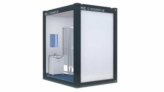 Sanitärcontainer 2.40m x 1.90m – Bild 6