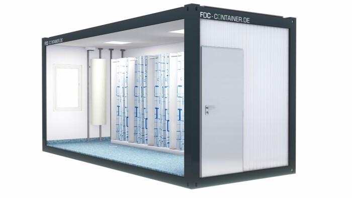 Sanitärcontainer – Duschen 6.05m x 2.44m x 2.85m – Bild 8