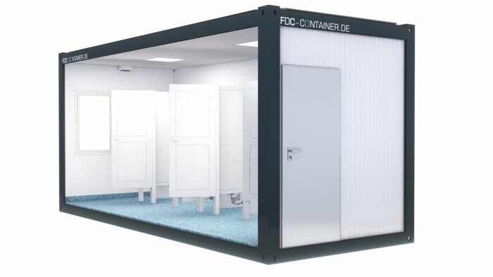 Sanitärcontainer Damen  6.05m x 3.00m x 2.90m – Bild 10