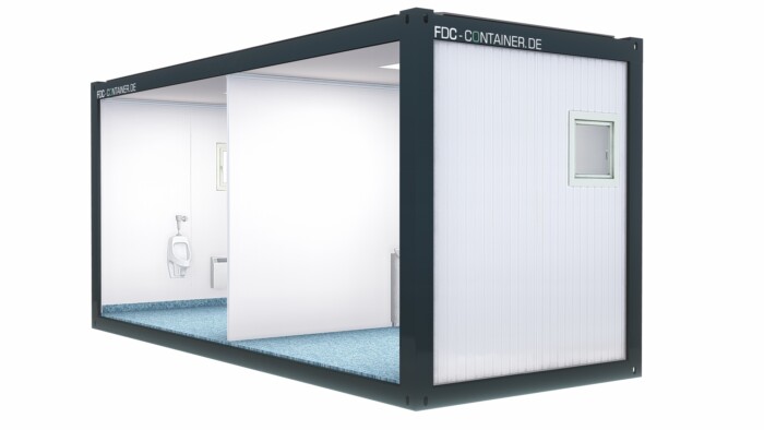 Sanitärcontainer mit Toiletten und Duschen 6.05m x 2.44m – Bild 8