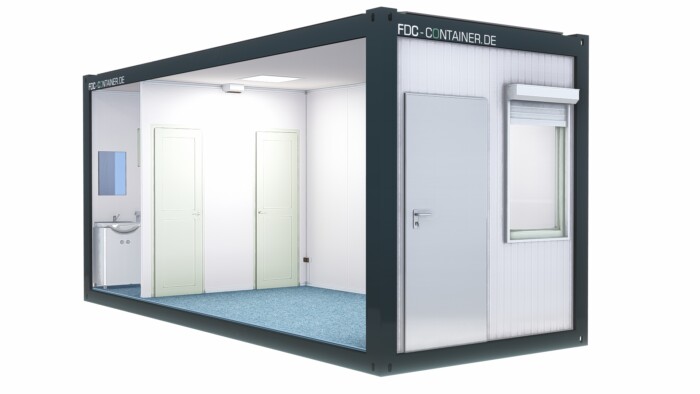 Universalcontainer 6.05m x 3.00m x 2.90m mit zwei Toiletten – Bild 5