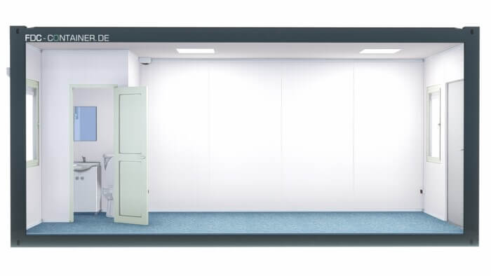 Universalcontainer 6.05m x 2.44m x 2.90m mit Toilette – Bild 9