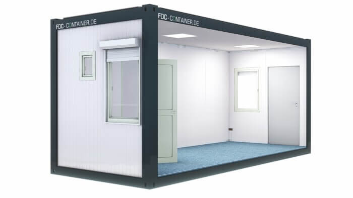 Universalcontainer 6.05m x 2.44m x 2.90m mit Toilette – Bild 8
