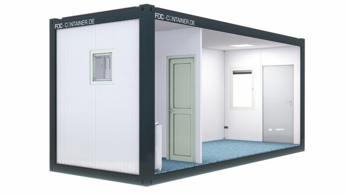 Universalcontainer mit Sanitäranlage 6.05m x 3.00m x 2.90m – Bild 3