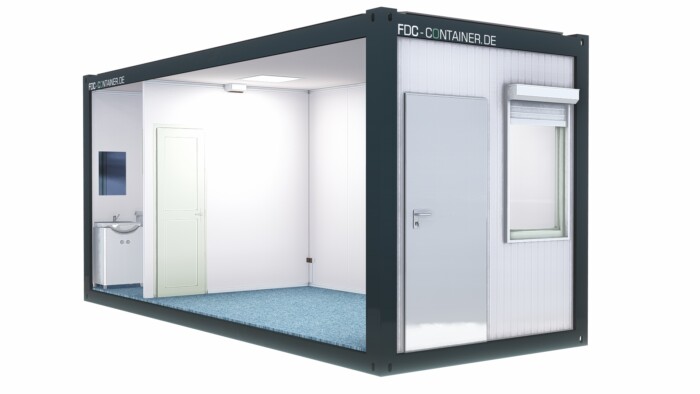 Universalcontainer mit Sanitäranlage 6.05m x 3.00m x 2.90m – Bild 4