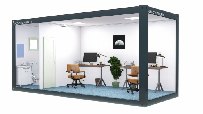 Universalcontainer mit Sanitäranlage 6.05m x 3.00m x 2.90m – Bild 7
