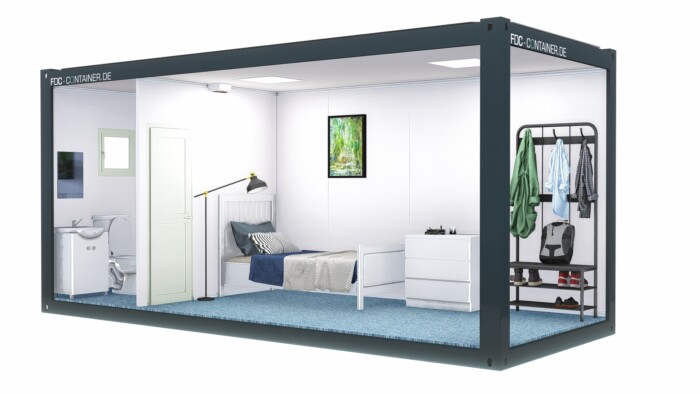 Universalcontainer mit Sanitäranlage 6.05m x 3.00m x 2.90m – Bild 9