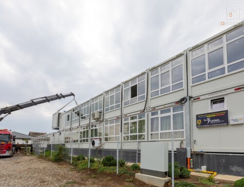 Kindertagesstätte aus Modularcontainer – ein Projekt realisiert von FDC Container für die Gemeinde Valea Lupului in Rumänien