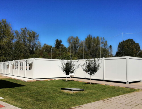 Kindertagesstätte aus Modularcontainer – ein Projekt realisiert von FDC Container für die Gemeinde Bragadiru in Rumänien