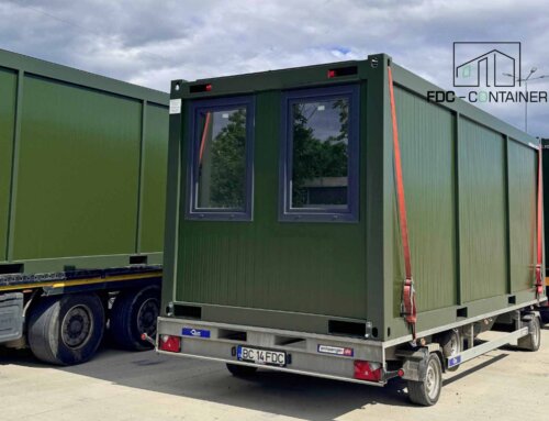 Modulares taktisches Ensemble aus 45 Containern für Partner aus dem Verteidigungsbereich