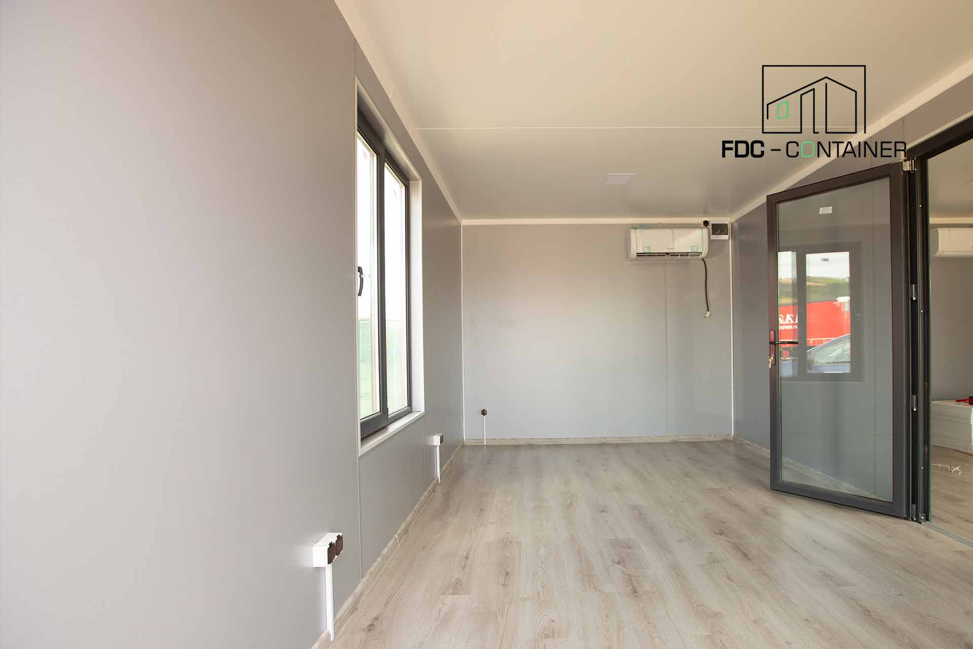 Modulare Büroeinheiten mit Innenunterteilung FDC-Container Modulare Büroeinheiten mit Innenunterteilung FDC-Container