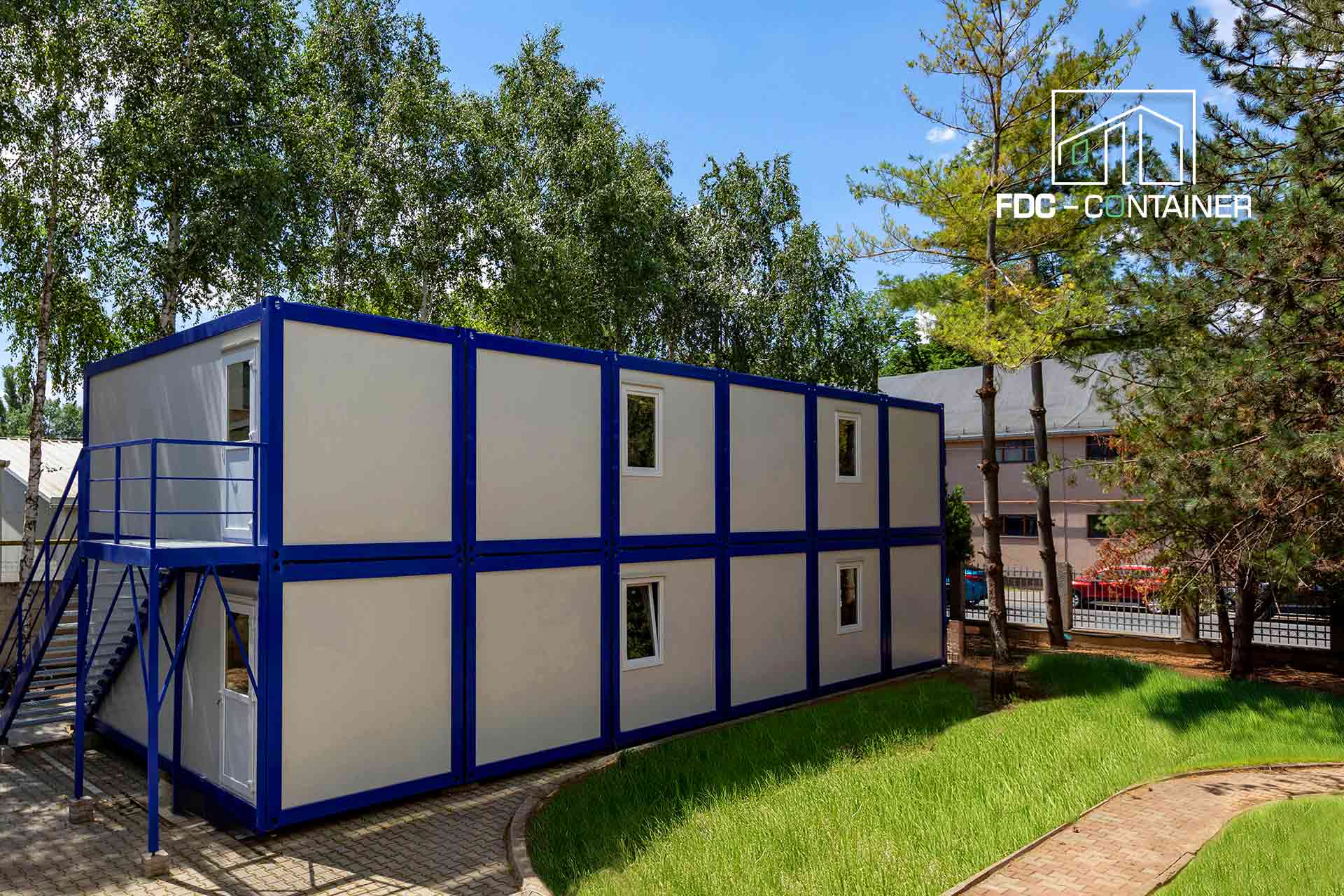 Moderner Bürocontainer von FDC Container als modulare Büroeinheit für Unternehmen - FDC Container