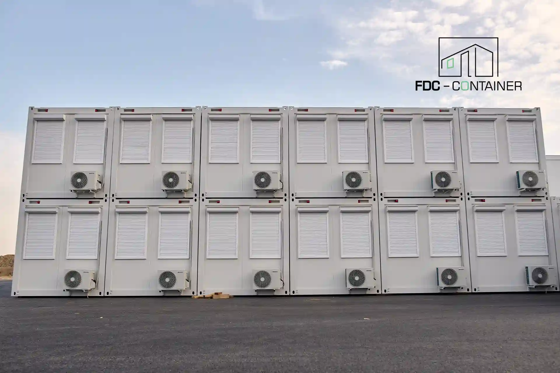 Modulare Containeranlage als Baustelleneinrichtung - FDC Container