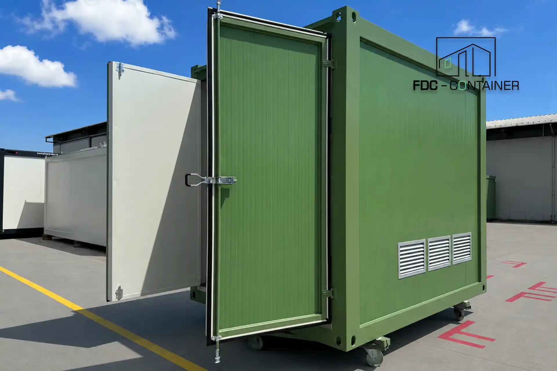 Container für die Lagerung empfindlicher Ausrüstung - FDC Container