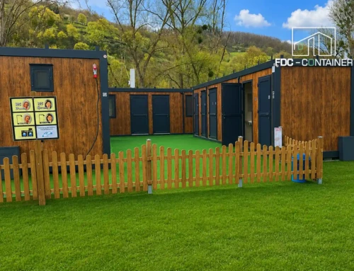 Sanitärcontainer für Camping: 3 Module für einen Campingplatz in Boppard