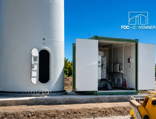 Technikcontainer für die Energiebranche: 5 Einheiten für einen Windenergie-Partner in Deutschland