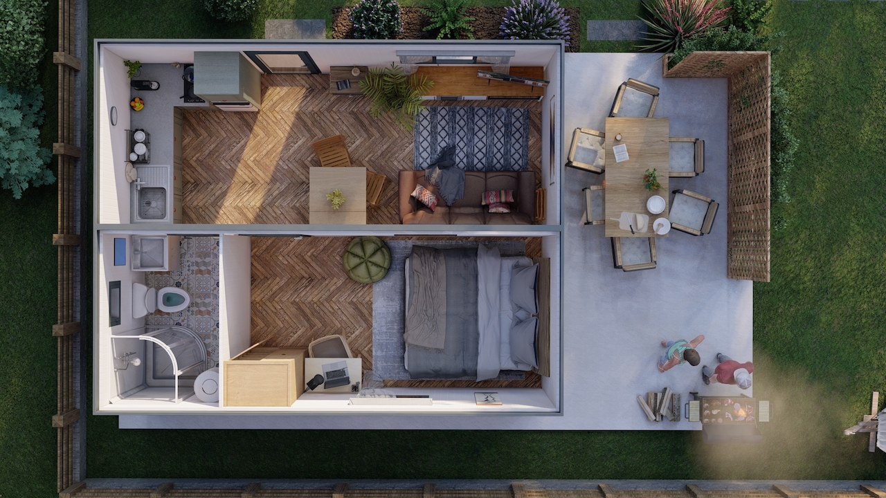 Start Haus C01 – Kompaktes Doppelmodul – Bild 2